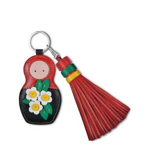 Брелок женский Woodsurf MATRYOSHKA черный в Levis