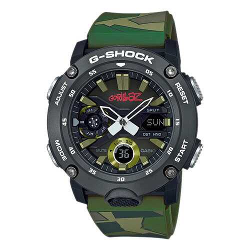 Японские наручные часы Casio G-SHOCK GA-2000GZ-3AER с хронографом в Levis