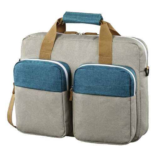 Сумка для ноутбука 15.6 Hama Florence II серая/зеленая в Levis