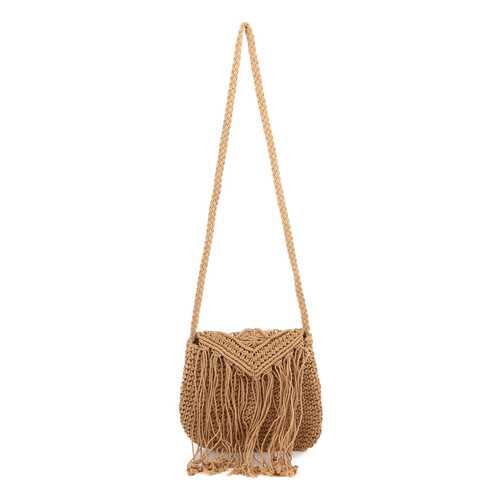 Сумка кросс-боди женская Paccia GN-120058 коричневая в Levis