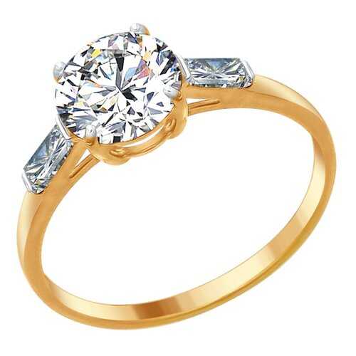 Кольцо женское SOKOLOV из серебра со Swarovski Zirconia 89010077 р.19 в Levis