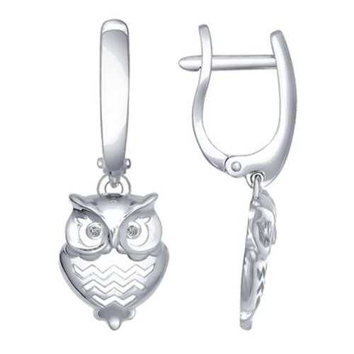 Серьги SOKOLOV из серебра с фианитами 94022004 в Levis