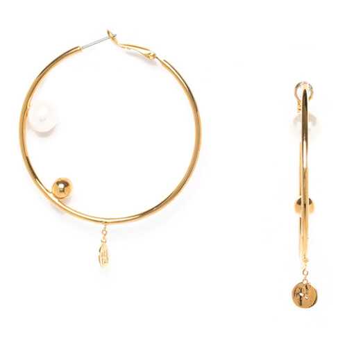 Серьги женские ORI TAO OT-12-29145 золотистые в Levis