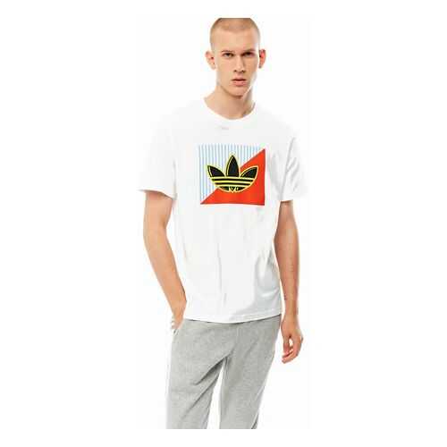 Футболка мужская adidas Originals FM3389 белая M в Levis