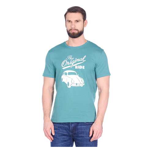Футболка мужская Modis M201M00242 голубая 50 RU в Levis