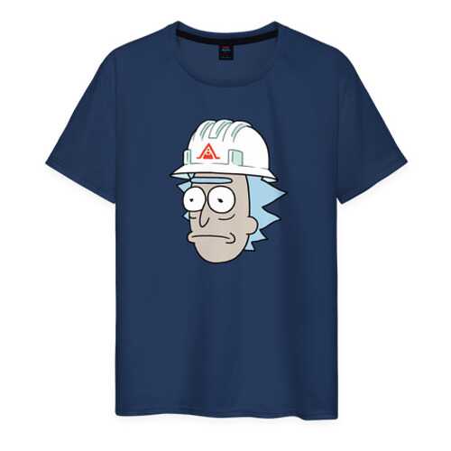 Футболка мужская ВсеМайки 2461187 синяя XXXL в Levis