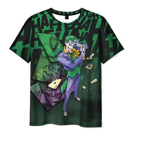 Футболка мужская ВсеМайки Joker games зеленая 4XL в Levis
