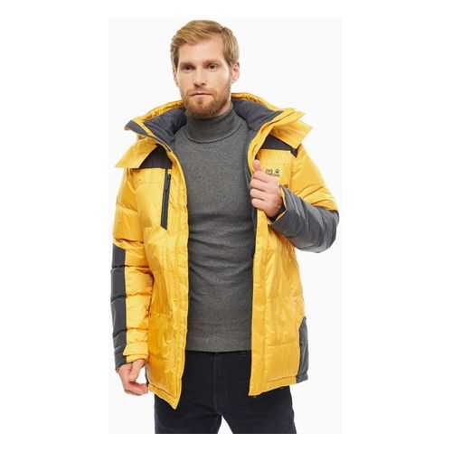 Пуховик мужской Jack Wolfskin 1201912-3802 желтый M в Levis