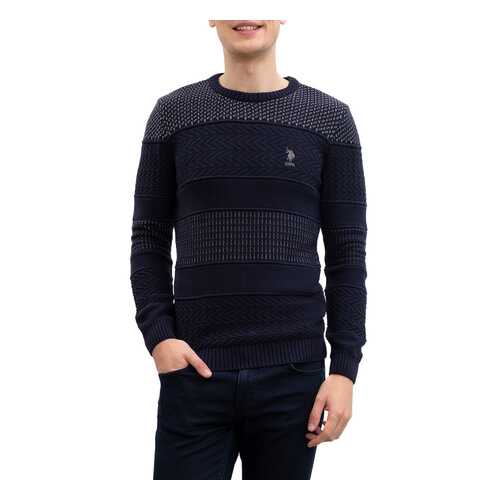 Джемпер мужской U.S. POLO Assn. G081SZ0TK0RUAR синий L в Levis