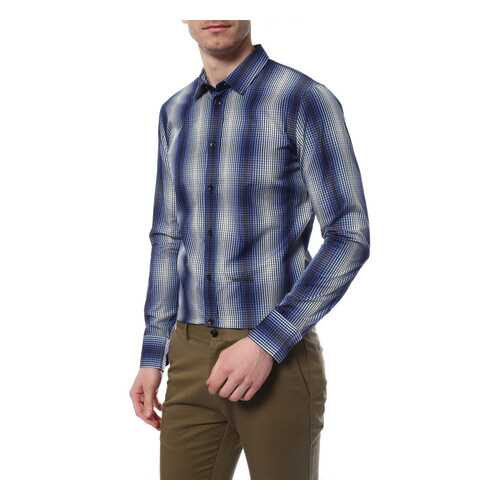 Рубашка мужская BIKKEMBERGS B2BK6010357W синяя M в Levis
