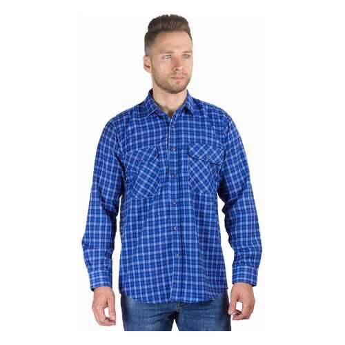 Рубашка мужская DAIROS GD81100372 синяя 2XL в Levis