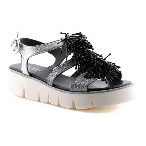 Сандалии женские Pertini 181W13624D серебристые 37.5 RU в Levis