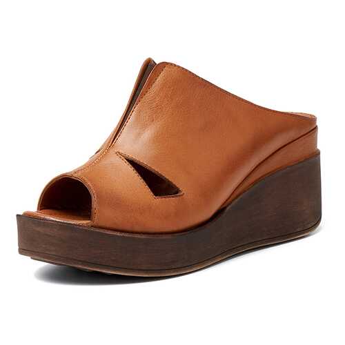 Сабо женские Alessio Nesca TR-BR-12-1407 коричневые 40 RU в Levis
