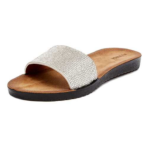 Шлепанцы женские T.Taccardi Z-307364-A серебристые 38 RU в Levis