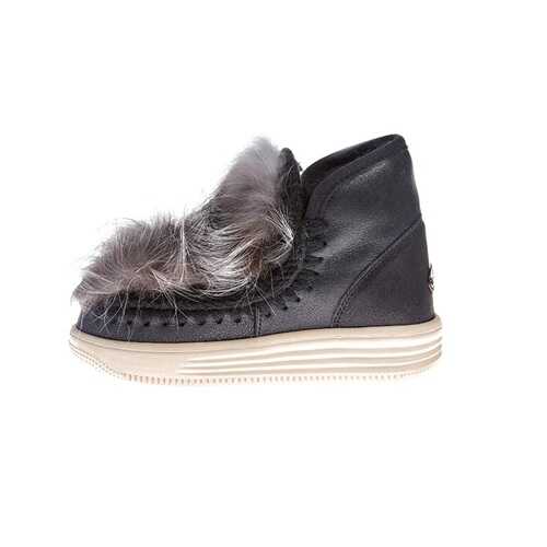 Угги Shepherd's Life Godiva Fox Cbkg черная кожа в Levis