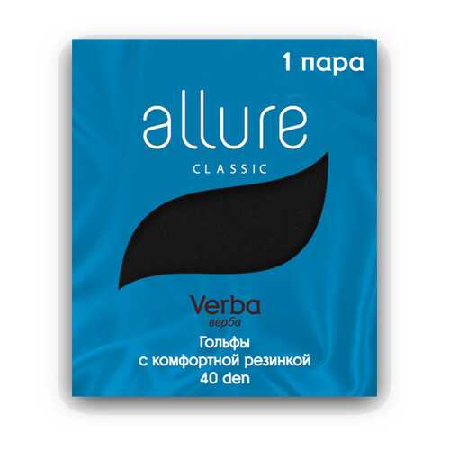 Капроновые гольфы женские ALLURE ALL VERBA 40 черные 23-25 в Levis