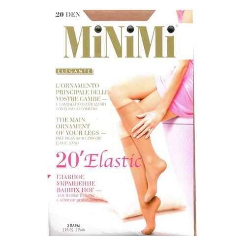 Капроновые гольфы женские MiNiMi ELASTIC 20 бежевые унив. в Levis