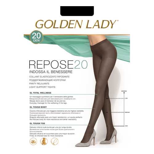 Колготки Golden Lady REPOSE 20, nero, 5/XL в Levis