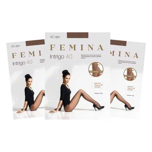 Колготки женские FEMINA INTRIGO 40 легкий загар 4 (L) в Levis
