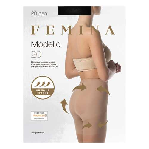 Колготки женские FEMINA MODELLO 20 черные 3 (M) в Levis