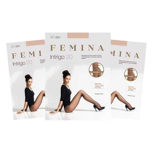Колготки женские FM Intrigo 20 den scala 4/L (набор 3 шт) в Levis