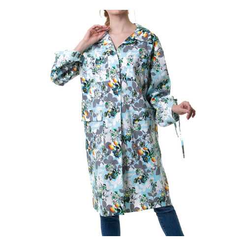 Пальто женское Adzhedo 6181 голубое 2XL в Levis