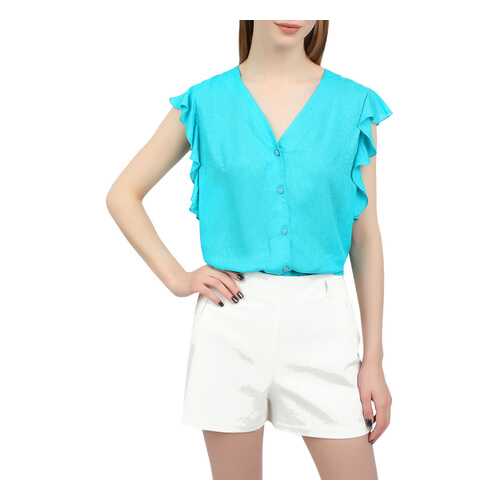 Блуза женская SERGINNETTI 4-1672-3480-36 голубая 50 RU в Levis