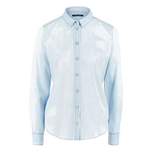 Рубашка женская Marc O’Polo 088742009/865 синяя 42 EU в Levis