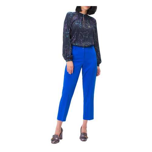 Брюки женские МОДНЫЙ ДОМ ВИКТОРИИ ТИШИНОЙ РИМИ 115-18-1 синие 48 RU в Levis