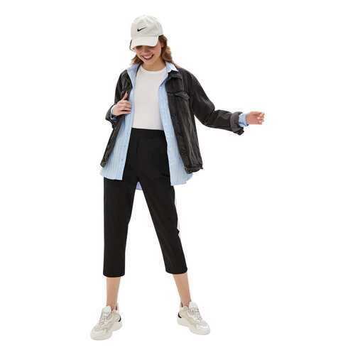 Брюки женские Peche Monnaie Bandes черные L в Levis