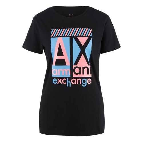 Футболка женская Armani Exchange 3HYTED YJ16Z 1200 черная L в Levis