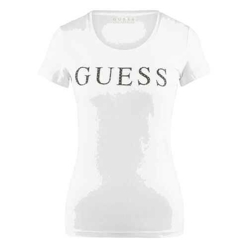 Футболка женская Guess W0YI0F-J1300 белая XS в Levis