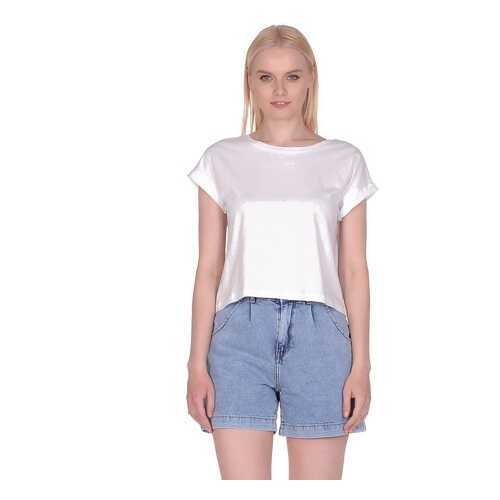 Футболка женская Modis M201W00752 белая 46/ 48 RU в Levis