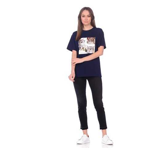 Футболка женская Peche Monnaie PM France 232 синяя S в Levis