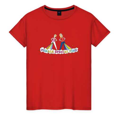 Футболка женская ВсеМайки 2461233 красная XXS в Levis