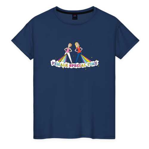 Футболка женская ВсеМайки 2461233 синяя L в Levis