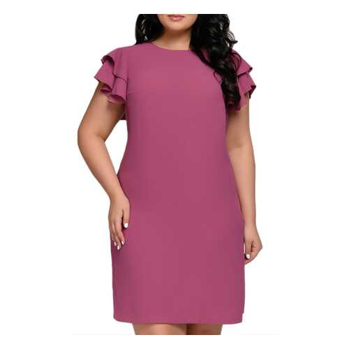 Платье женское D&M by 1001DRESS 0112001-01114BE розовое XL в Levis