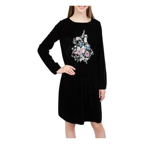 Платье женское SERGINNETTI 5-2249-01-4432-4 черное 46 RU в Levis