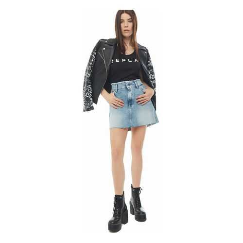 Юбка женская Replay W9235.108656 синяя 27 IT в Levis